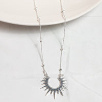 Sun Pendant Necklace - Necklaces - Nail Polish at Beyond Polish