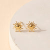 Sun Stud 14K Earrings in Gold - Earrings - Nail Polish at Beyond Polish