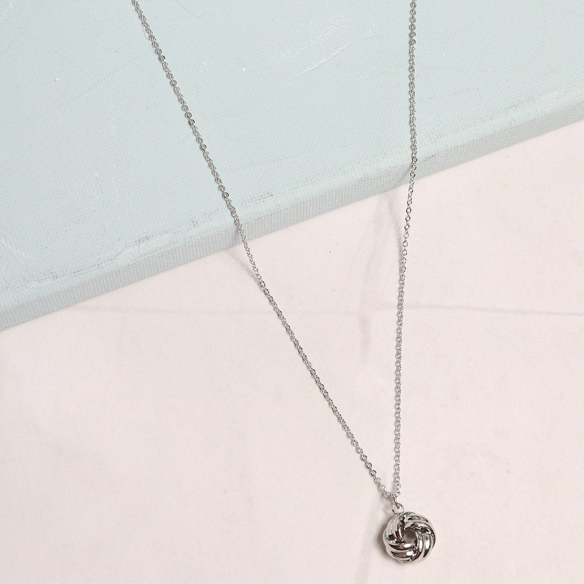 Tie The Knot Pendant Necklace - Necklaces - Nail Polish at Beyond Polish