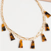 Tortoise Layered Necklace - Necklaces - Nail Polish at Beyond Polish