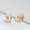 Triple Hoop Earrings - Earrings - Nail Polish at Beyond Polish