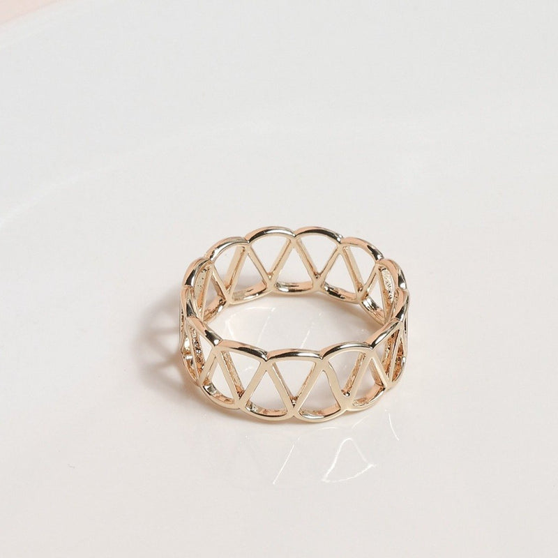 Tris Triangle Ring - Rings - Nail Polish at Beyond Polish
