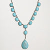 Turquoise Marble Statement Necklace - Necklaces - Nail Polish at Beyond Polish
