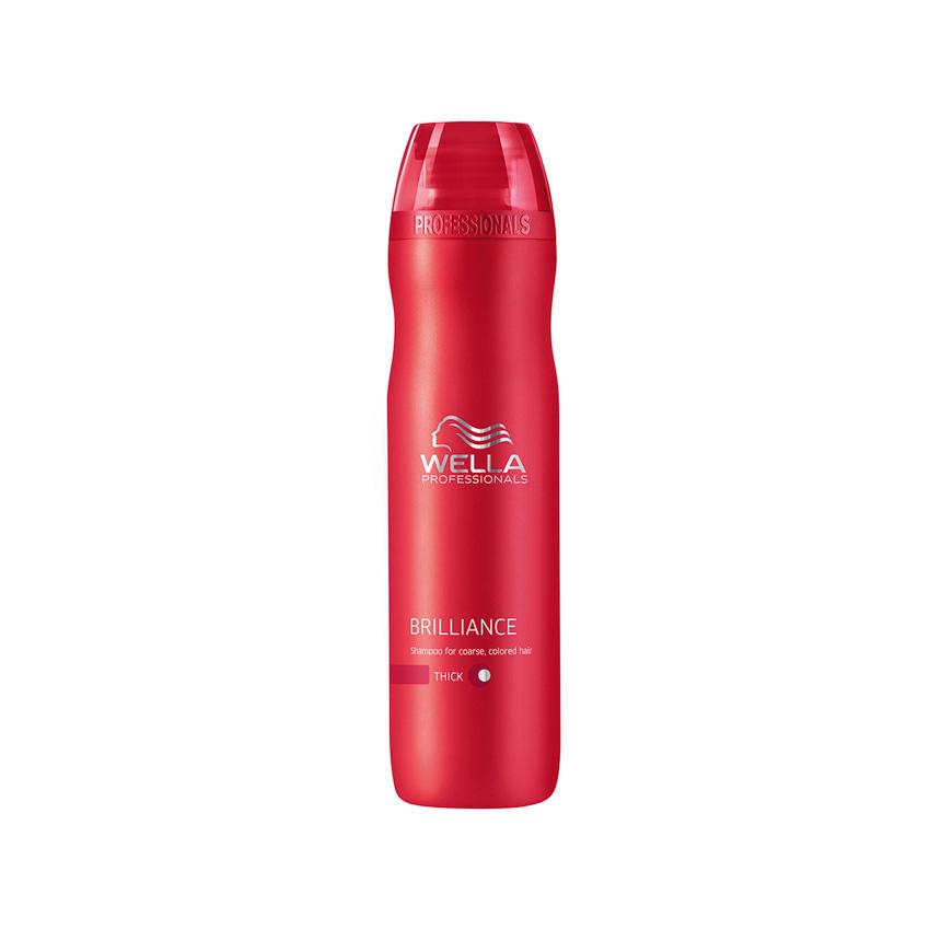 Wella - Brilliance Shampoo for Coarse Colored Hair 10.1 oz - Hair - Nail Polish at Beyond Polish