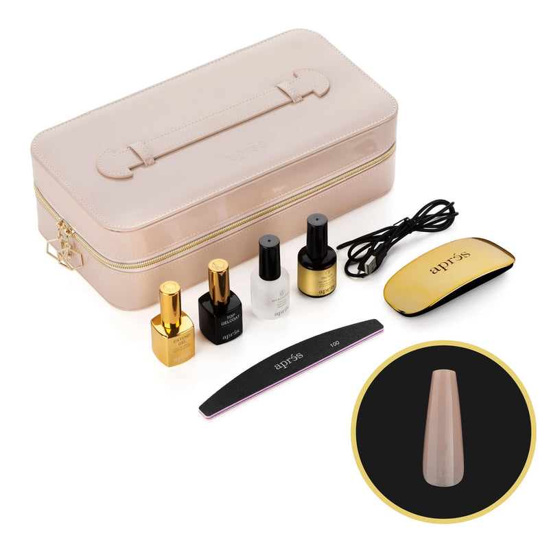 apres - ArtMe by Yoko x Apres Gel-X Kit - Base Color - Sculpted Coffin Long - Nail Extensions - Nail Polish at Beyond Polish