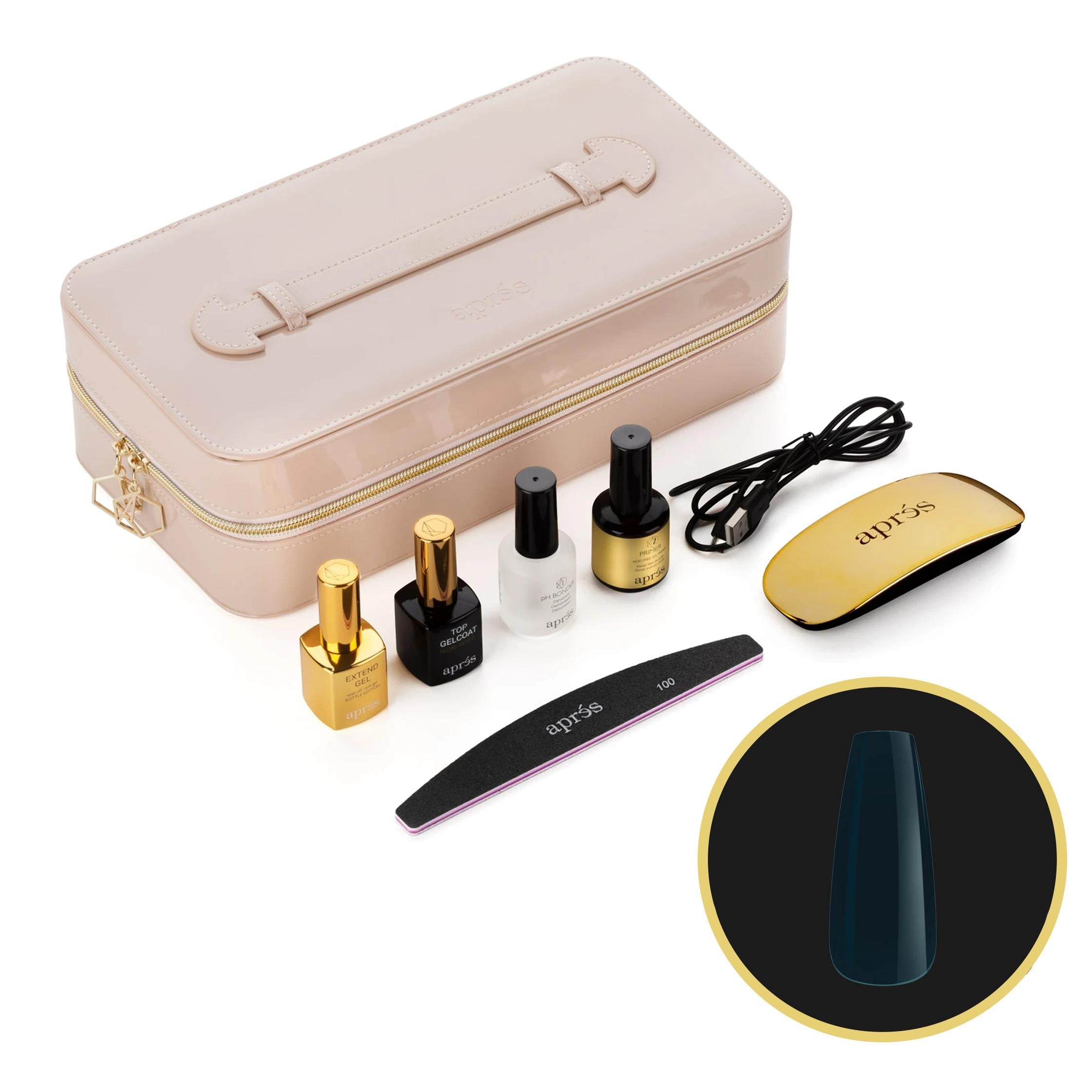 apres - ArtMe by Yoko x Apres Gel-X Kit - Vivid Color - Natural Coffin Medium - Nail Extensions - Nail Polish at Beyond Polish