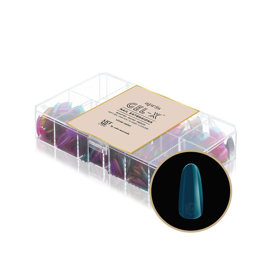 apres - ArtMe by Yoko x Apres Gel-X Tips - Vivid Color - Sculpted Round Medium - Nail Extensions - Nail Polish at Beyond Polish