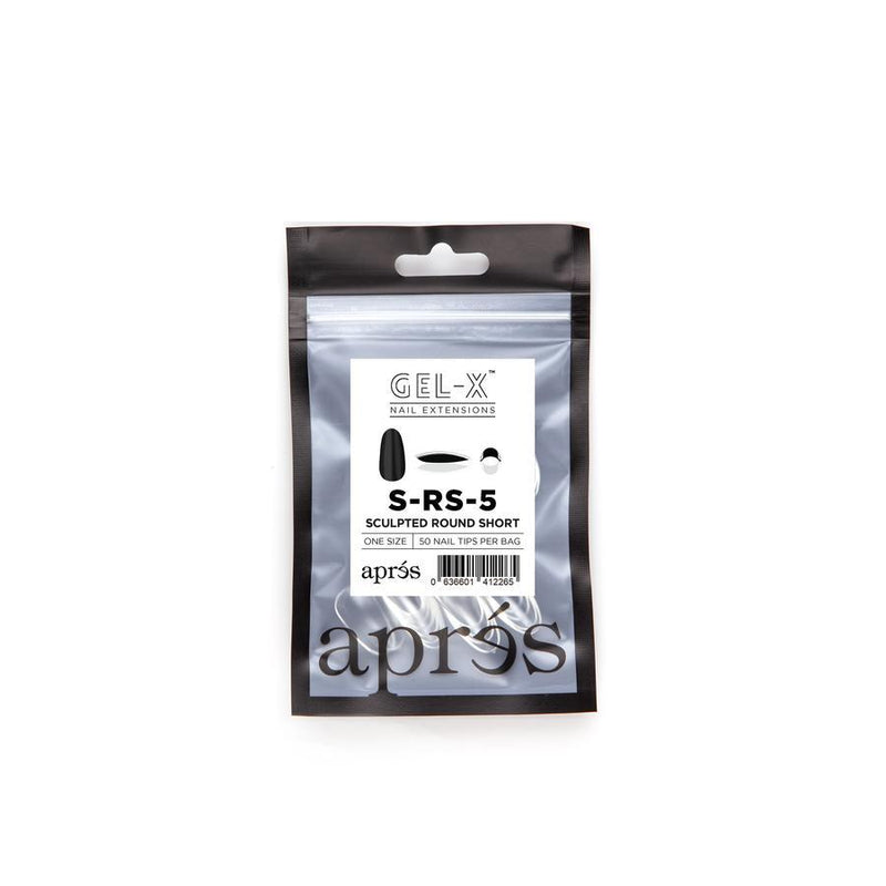 apres - Gel-X Refill Bags - Sculpted Round Short Size 5 (50 pcs) - Nail Extensions - Nail Polish at Beyond Polish