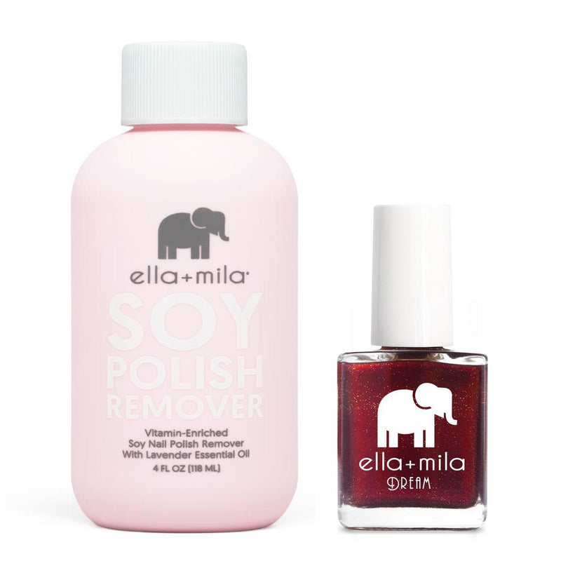 ella+mila - Soy Polish Remover & Dorothy’s Stilettos - .45oz - Nail Lacquer - Nail Polish at Beyond Polish