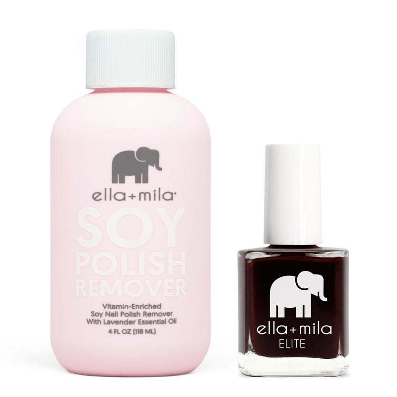 ella+mila - Soy Polish Remover & Holiday Fling - .45oz - Nail Lacquer - Nail Polish at Beyond Polish