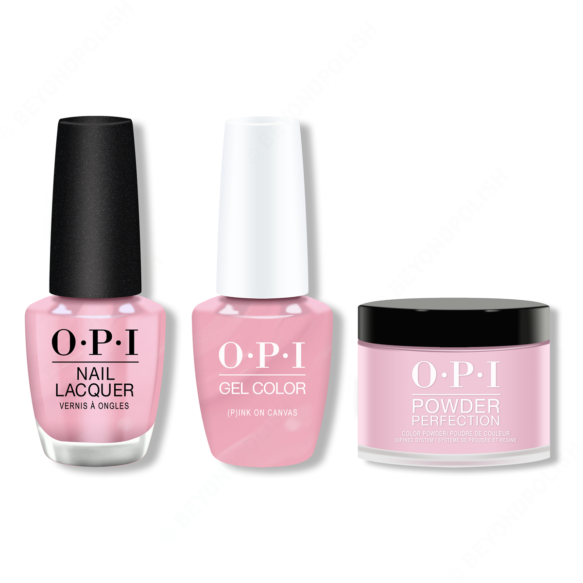 OPI - Gel, Lacquer & Dip Combo - (P)Ink on Canvas - Gel, Lacquer & Dip - Nail Polish at Beyond Polish
