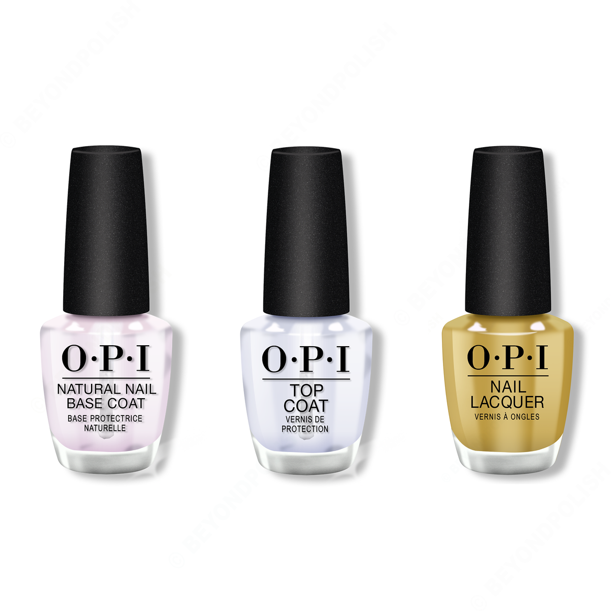 OPI - Nail Lacquer Combo - Base, Top & Ochre To The Moon - Nail Lacquer - Nail Polish at Beyond Polish