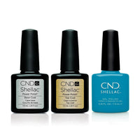 CND - Shellac Combo - Base, Top & Boats & Bikinis - Gel Polish - Nail Polish at Beyond Polish