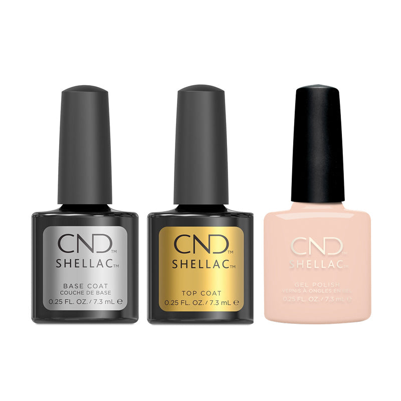 CND - Shellac Combo - Base, Top & Cuddle Up - Gel Polish - Nail Polish at Beyond Polish