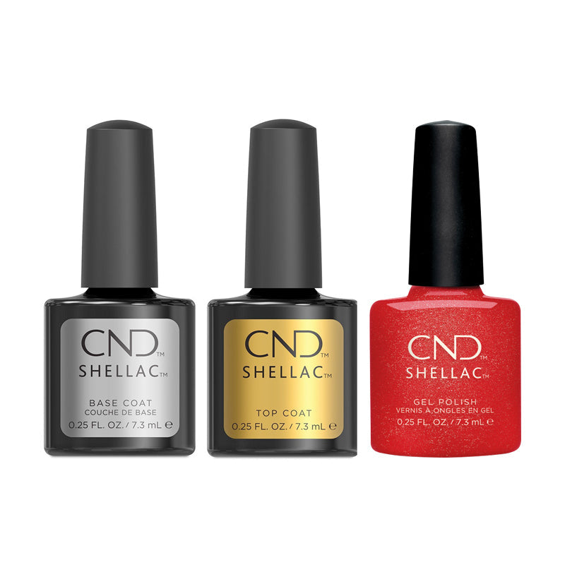 CND - Shellac Combo - Base, Top & Love Fizz - Gel Polish - Nail Polish at Beyond Polish