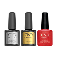 CND - Shellac Combo - Base, Top & Love Fizz - Gel Polish - Nail Polish at Beyond Polish