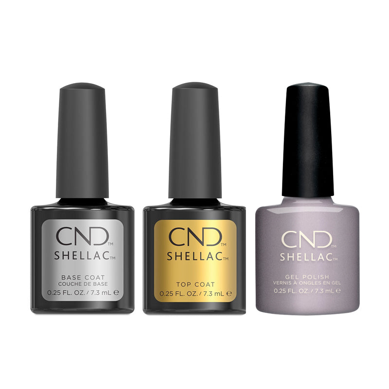CND - Shellac Combo - Base, Top & Steel Kisses - Gel Polish - Nail Polish at Beyond Polish