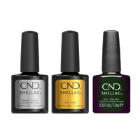 CND - Shellac Combo - Base, Top & Forevergreen - Gel Polish - Nail Polish at Beyond Polish