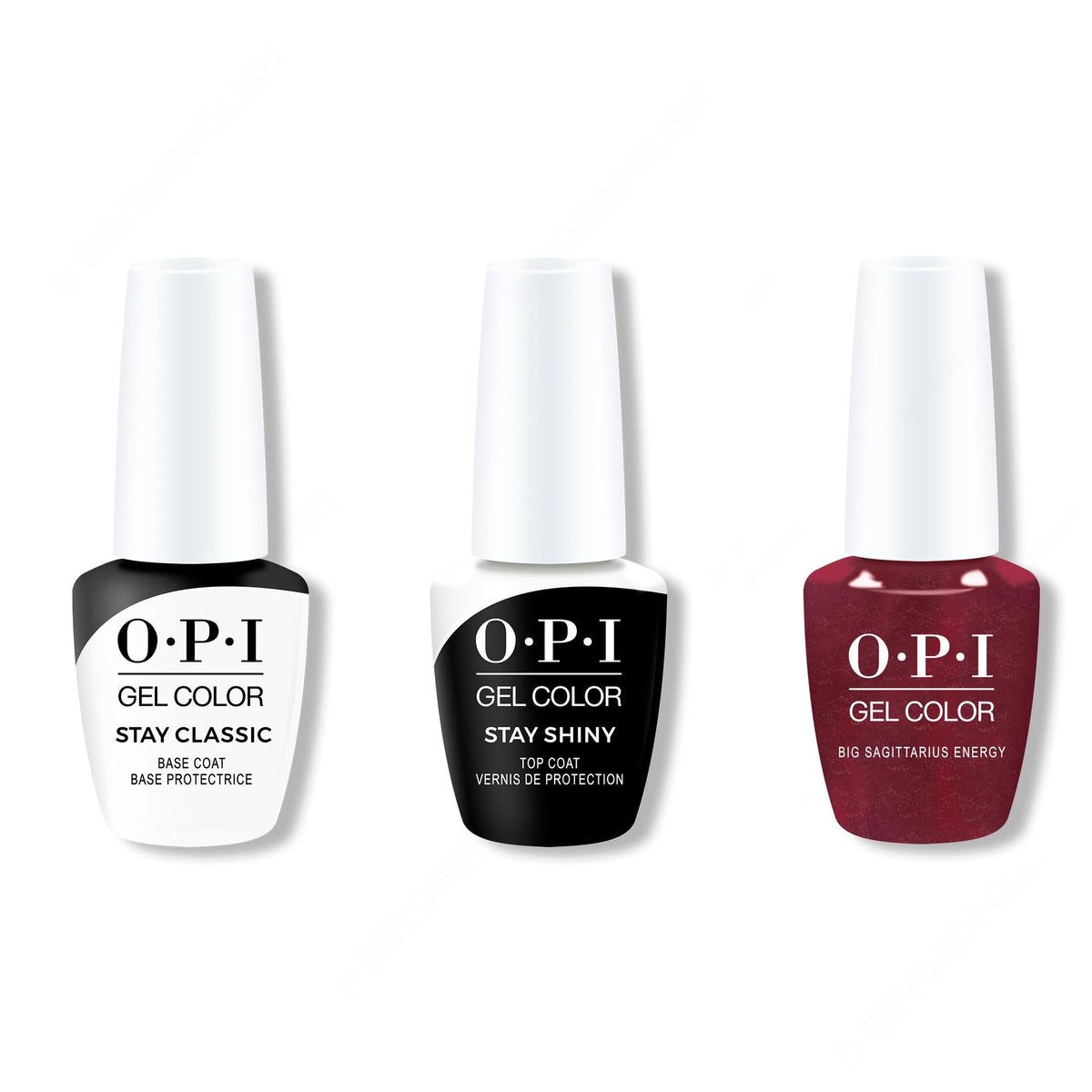 OPI - GelColor Combo - Stay Classic Base, Shiny Top & Big Sagittarius Energy - Gel Polish - Nail Polish at Beyond Polish