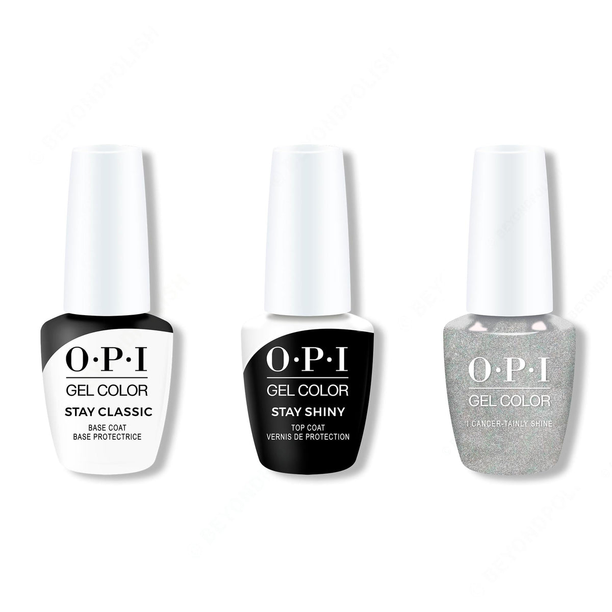 OPI - GelColor Combo - Stay Classic Base, Shiny Top & I Cancer-tainly Shine - Gel Polish - Nail Polish at Beyond Polish