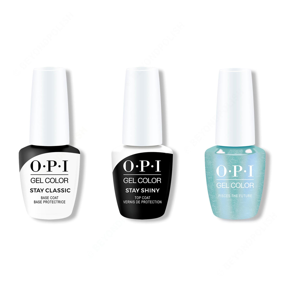 OPI - GelColor Combo - Stay Classic Base, Shiny Top & Pisces The Future - Gel Polish - Nail Polish at Beyond Polish