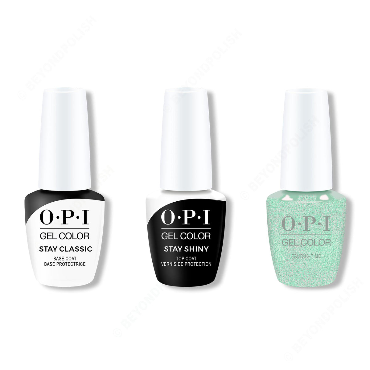 OPI - GelColor Combo - Stay Classic Base, Shiny Top & Taurus-t Me - Gel Polish - Nail Polish at Beyond Polish