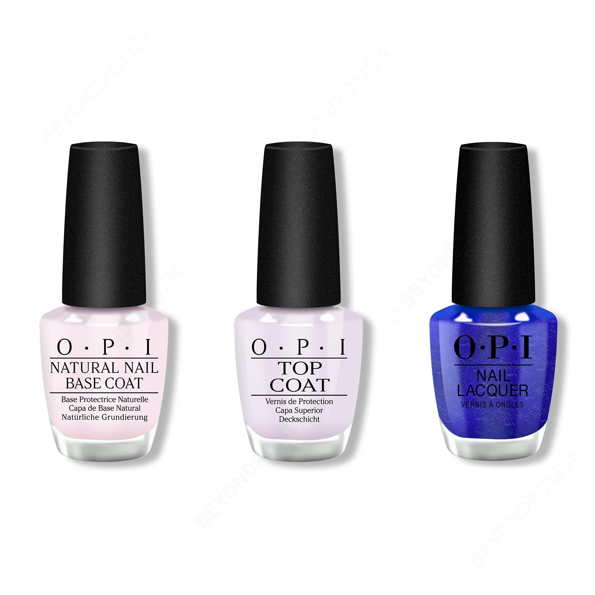 OPI - Nail Lacquer Combo - Base, Top & Scorpio Seduction - Nail Lacquer - Nail Polish at Beyond Polish