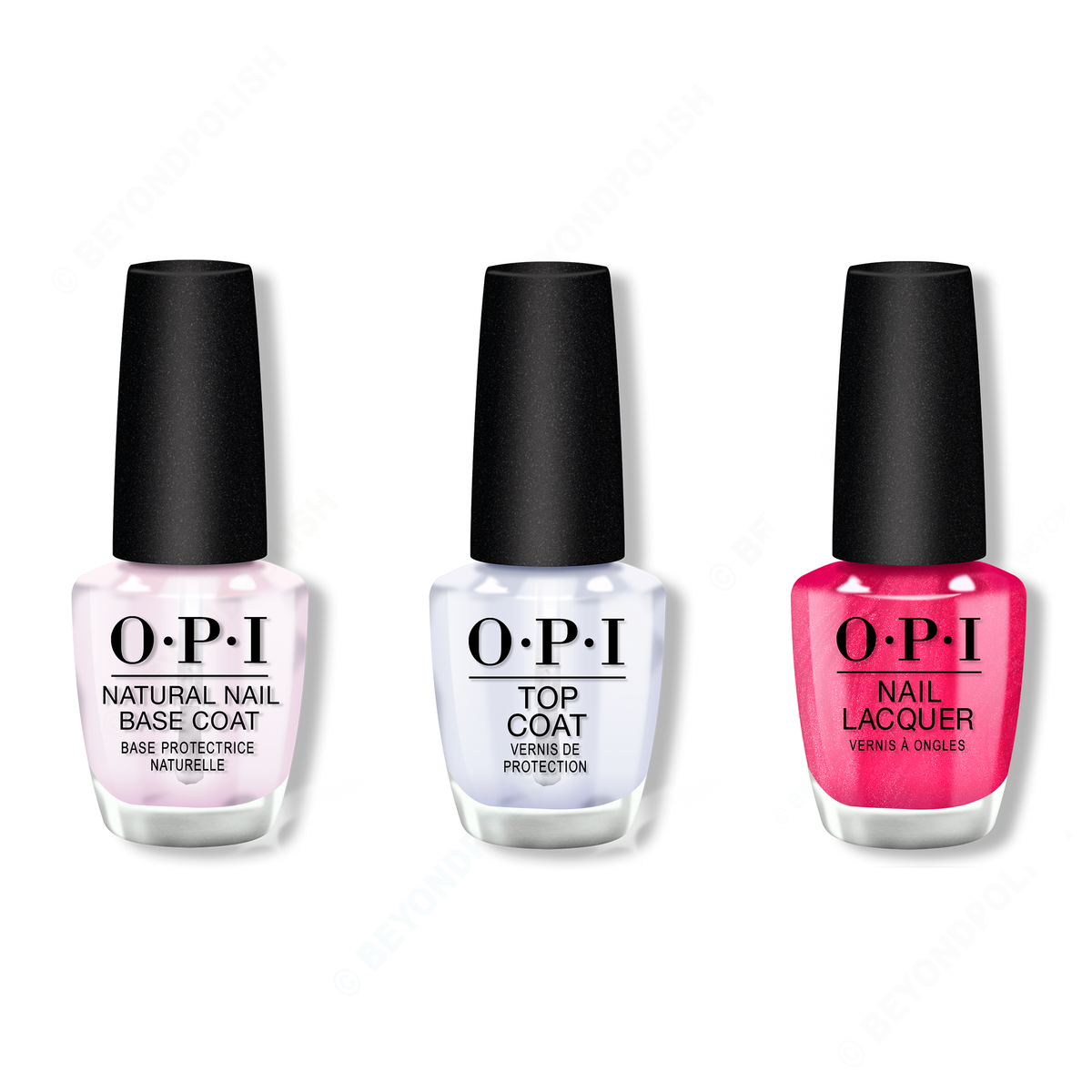 OPI - Nail Lacquer Combo - Base, Top & Blame the Mistletoe - Nail Lacquer - Nail Polish at Beyond Polish