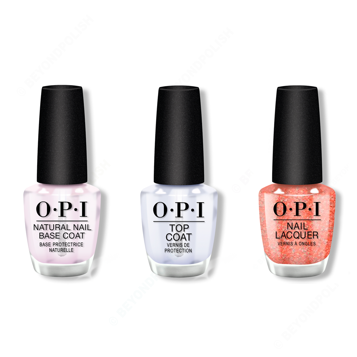 OPI - Nail Lacquer Combo - Base, Top & It's a Wonderful Spice - Nail Lacquer - Nail Polish at Beyond Polish