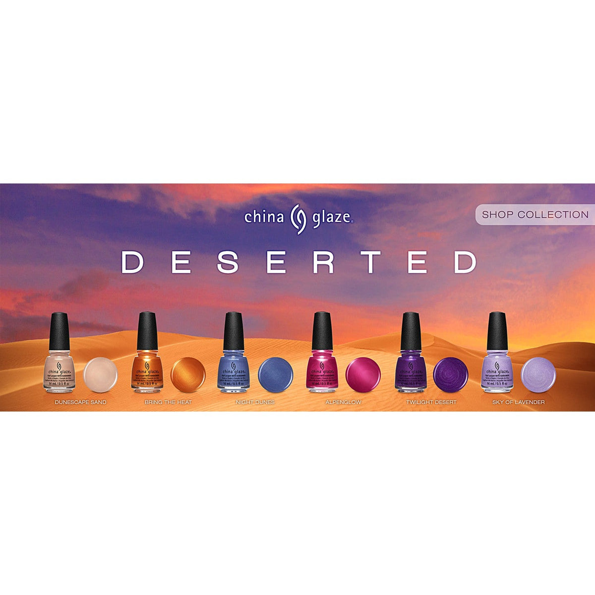China Glaze - Deserted Collection - Nail Lacquer - Nail Polish at Beyond Polish