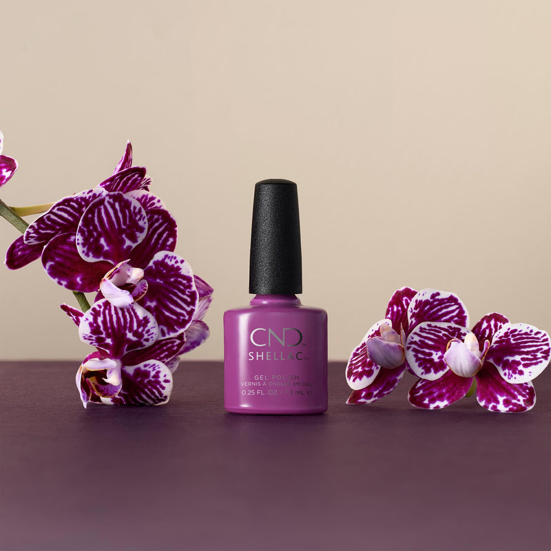CND - Shellac Combo - Base, Top & Orchid Canopy - Gel Polish - Nail Polish at Beyond Polish