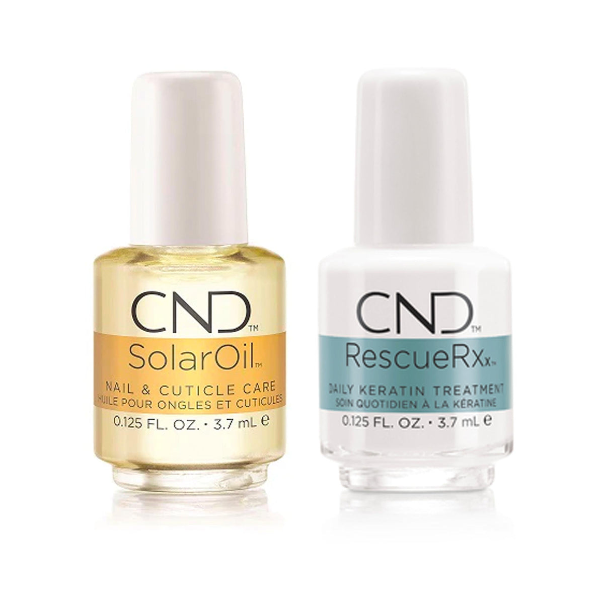 CND - Solar Oil & Rescue Rxx Duo 0.125 oz - Nail Treatment - Nail Polish at Beyond Polish