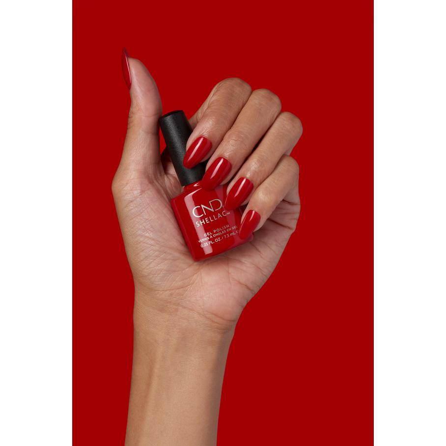 CND - Shellac Company Red (0.25 oz) - Gel Polish - Nail Polish at Beyond Polish