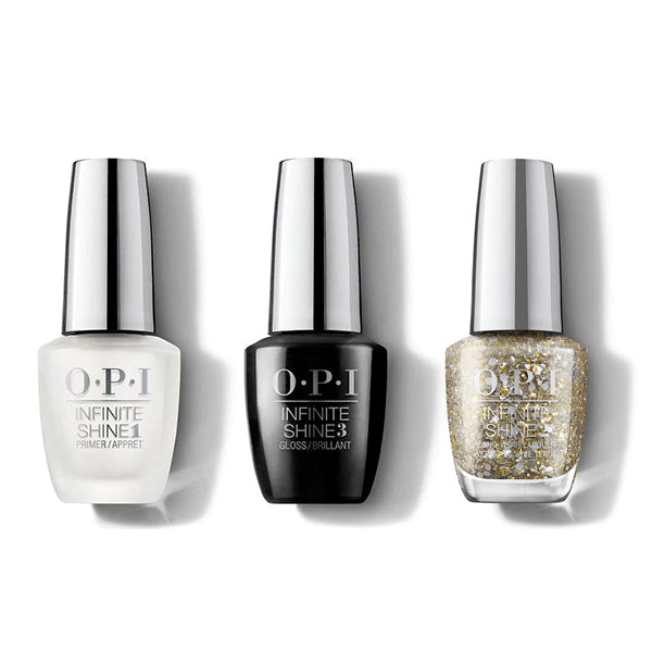 OPI - Infinite Shine Combo - Base, Top & Pop the Baubles - Nail Lacquer - Nail Polish at Beyond Polish