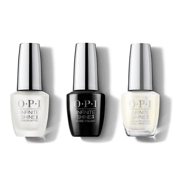 OPI - Infinite Shine Combo - Base, Top & Snow Holding Back - Nail Lacquer - Nail Polish at Beyond Polish