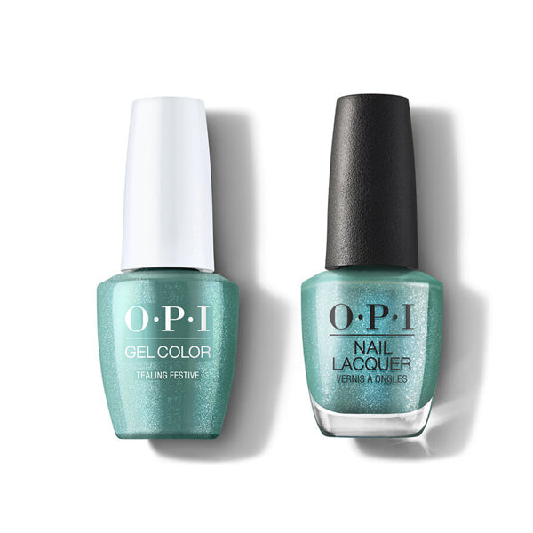 OPI - Gel & Lacquer Combo - Tealing Festive - Gel & Lacquer Polish - Nail Polish at Beyond Polish