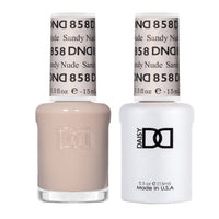 DND - Gel & Lacquer - Sandy Nude - #858 - Gel & Lacquer Polish - Nail Polish at Beyond Polish