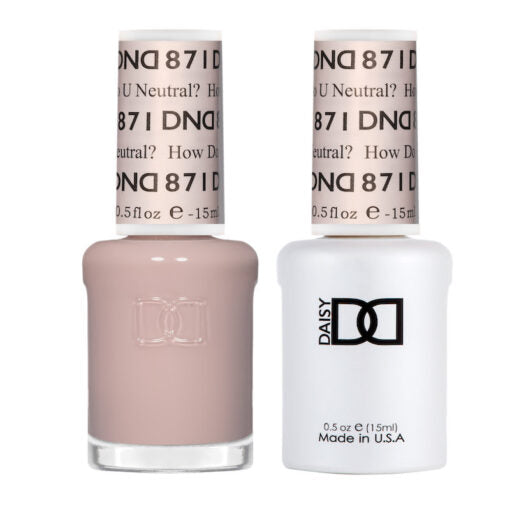 DND - Gel & Lacquer - How Do You Neutral? - #871 - Gel & Lacquer Polish - Nail Polish at Beyond Polish