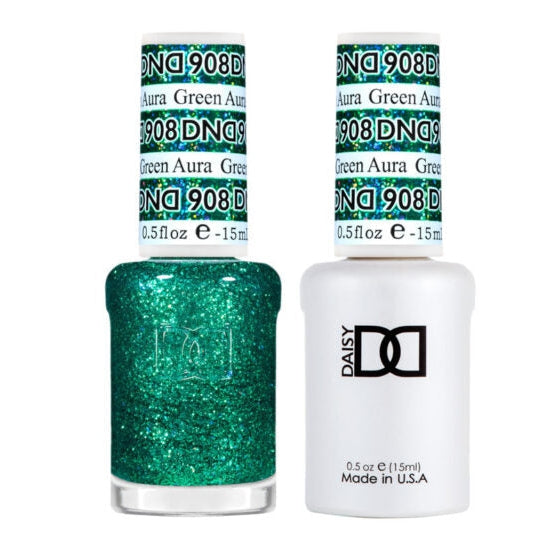 DND - Gel & Lacquer - Green Aura - #908 - Gel & Lacquer Polish - Nail Polish at Beyond Polish