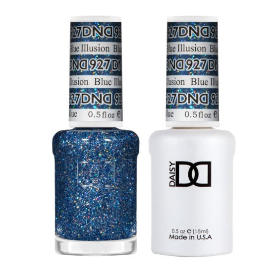 DND - Gel & Lacquer - Blue Illusion - #927 - Gel & Lacquer Polish - Nail Polish at Beyond Polish