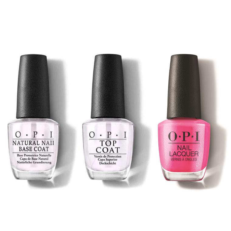 OPI - Nail Lacquer Combo - Base, Top & Exercise Your Brights - Nail Lacquer - Nail Polish at Beyond Polish