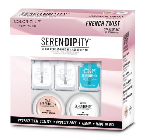 Color Club - Serendipity Dip Starter Kit - French Twist - Dipping Powder - Nail Polish at Beyond Polish