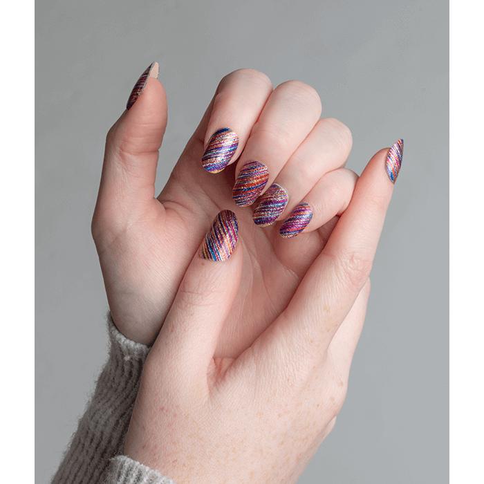 Lily And Fox - Nail Wrap - Rainbow City Lights (Glitter) - Nail Wrap - Nail Polish at Beyond Polish