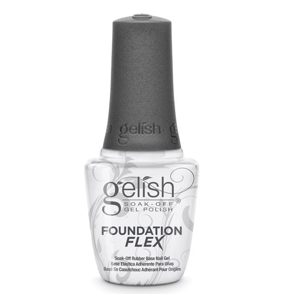 Harmony Gelish - Foundation Flex Soak-Off Rubber Base Nail Gel - Clear (0.5 oz) - Gel Polish - Nail Polish at Beyond Polish