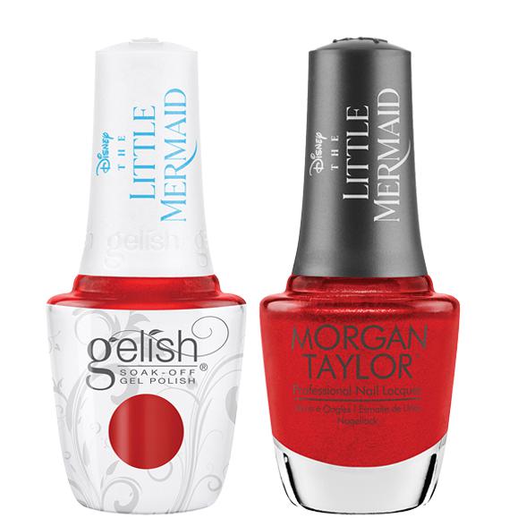 Gelish & Morgan Taylor Combo - Let's Crab A Bite - Gel & Lacquer Polish - Nail Polish at Beyond Polish