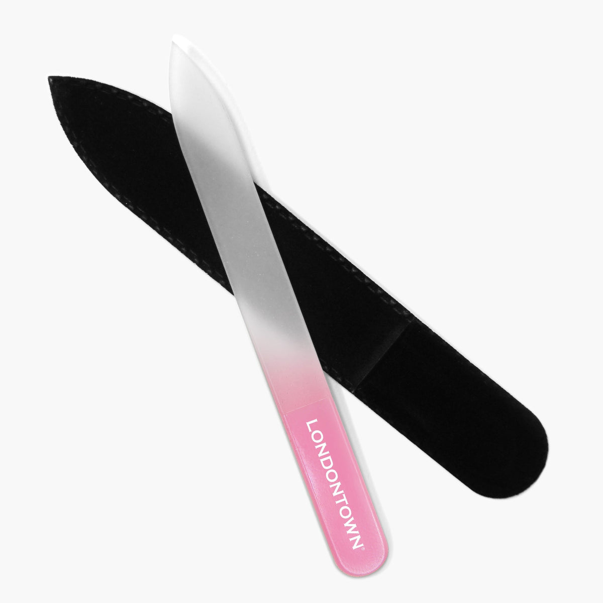 Londontown - Pink Glass Nail File - Manicure & Pedicure Tools - Nail Polish at Beyond Polish