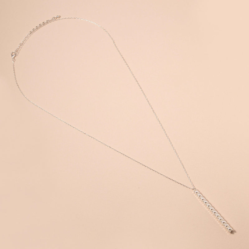 Pearl Bar Necklace Set - Necklaces - Nail Polish at Beyond Polish