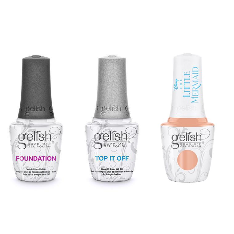 Harmony Gelish Combo - Base, Top & Corally Invited - Gel Polish - Nail Polish at Beyond Polish