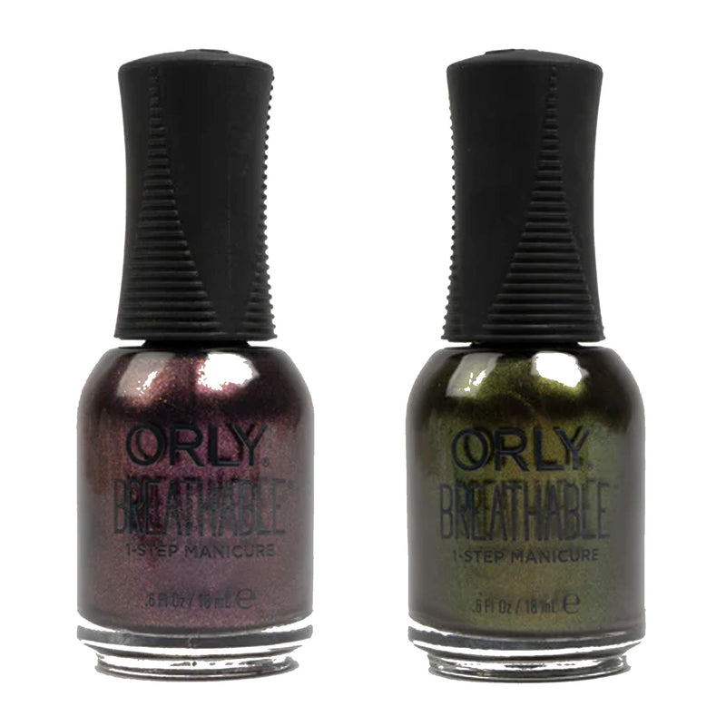 Orly Nail Lacquer Breathable - I'll Misty You & Faux Fir - Nail Lacquer - Nail Polish at Beyond Polish