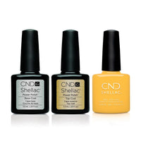 CND - Shellac Combo - Base, Top & Limoncello - Gel Polish - Nail Polish at Beyond Polish
